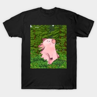 Piggy in the forest T-Shirt